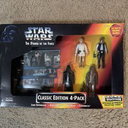 Star Wars Power Of The Force Classic Edition 4-Pack Set