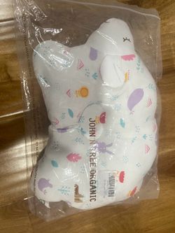 Newborn crib pillow baby breathable pillow organic cotton