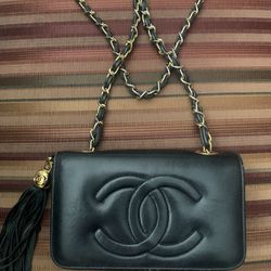 Vintage Chanel Black Bag