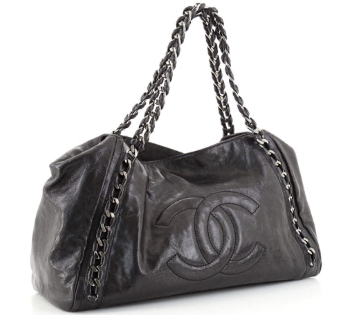 Chanel Large East West Tote Calfskin Bag