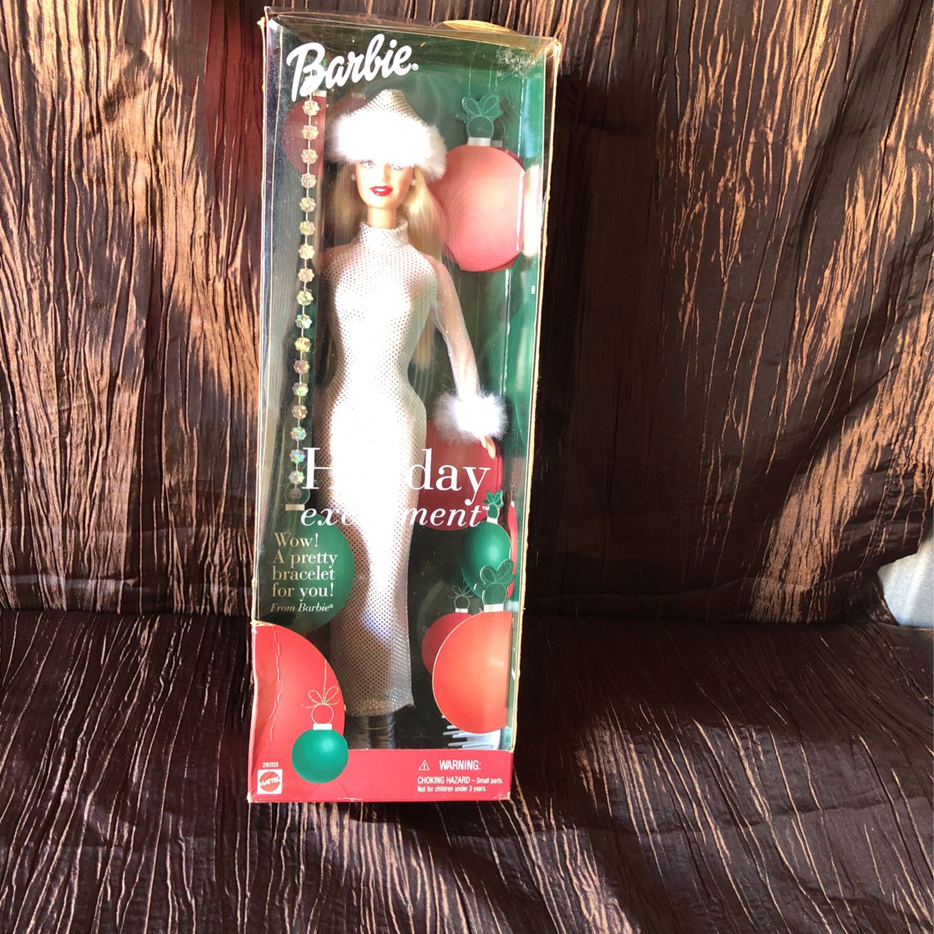 Barbie 2001 Holiday Excitement 29203 Sealed Box