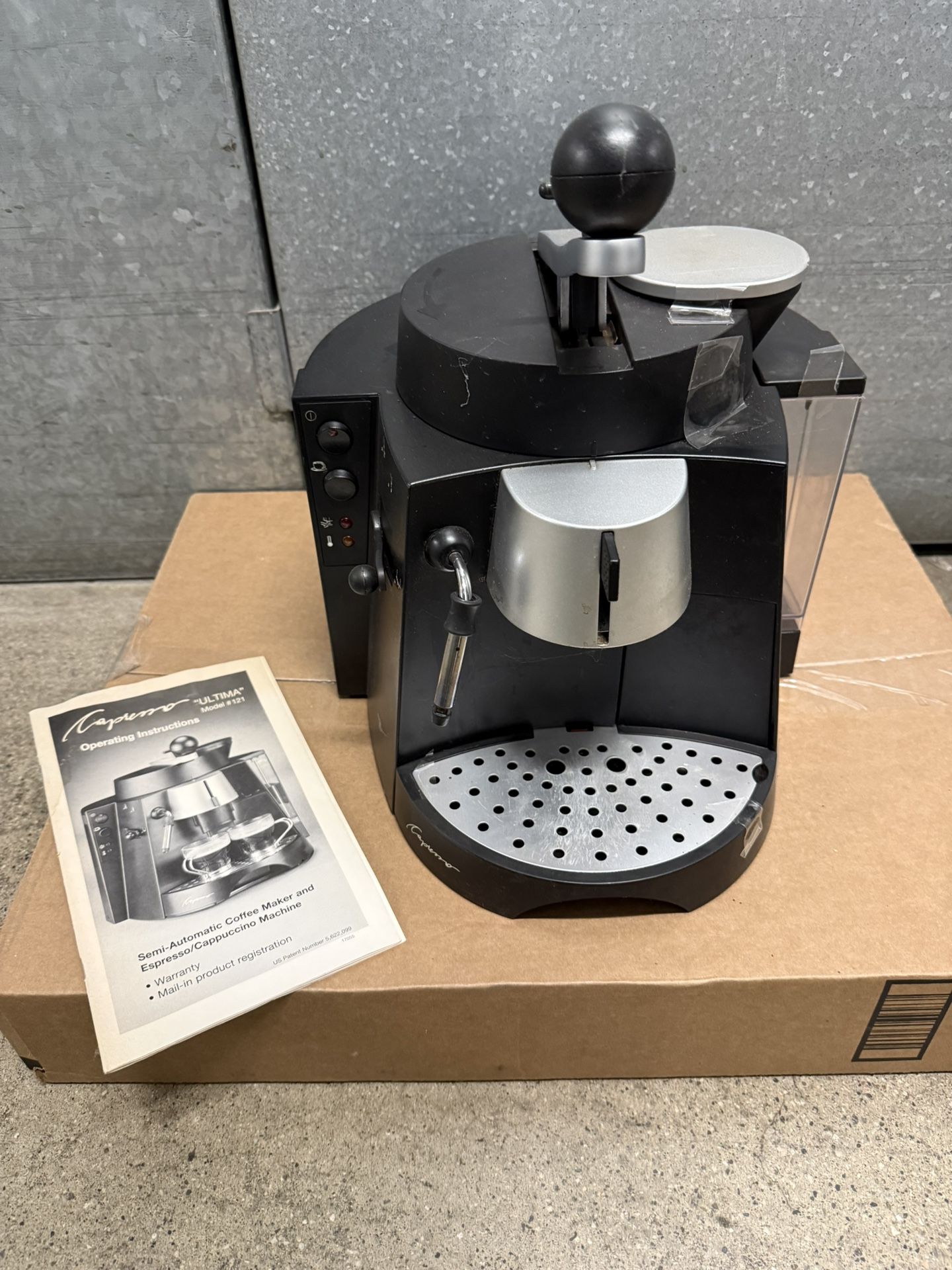 Capresso 121 Capresso Ultima Pro Espresso Machine Manual Capresso