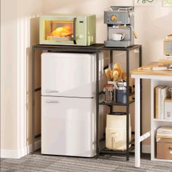 Yuyetuyo Mini Fridge Stand with Storage Shelves Dorm Microwave Stand Reversible
Wine Cabinet, Coffee Bar, TV Stand