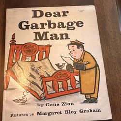 1970s Vintage "Dear Garbage Man" by Zion, Gene & Graham, Margaret B. (Paperback)