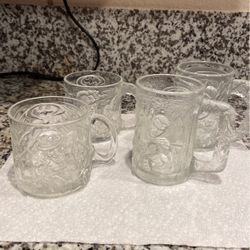 Vintage 1995 Mc Donald’s Batman Forever Collective Glasses