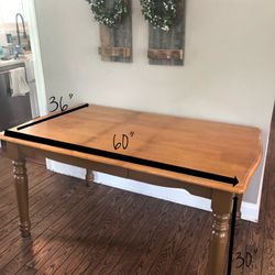 Wooden Kitchen Table