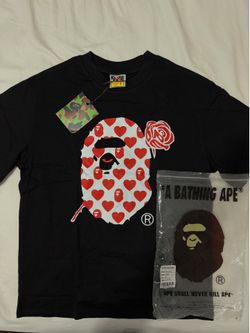 Bape Valentine Ape Head Tee