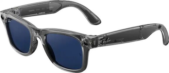 Ray-Ban Meta Wayfarer Gen2 Smart Glasses AI Transitions Sapphire