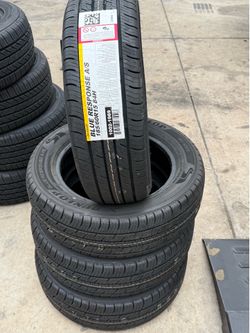 185/60R15 1856015 Dunlop set of 4 tires installed