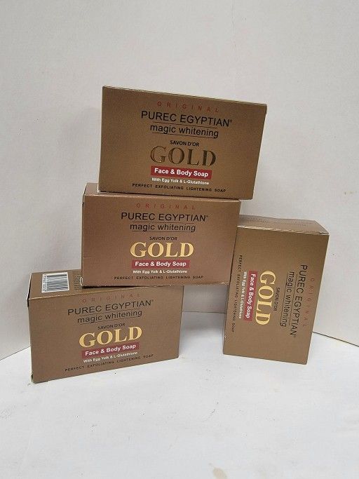 Pure Egyptian Magic gold face and body soap X1