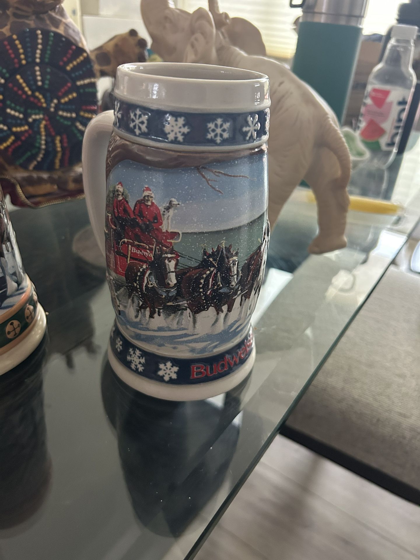 Budweiser Beer Stein Holiday Set