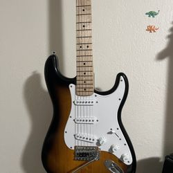Squier Stratocaster Brown Center Black Edge