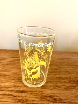 Vintage Flintstones Juice Glass