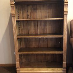 Antique Oak Book Shelf 