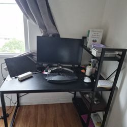 desk with shelf -Pick Up between 12/27 and 1/1