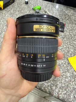 Rokinon 85mm f/1.4 Aspherical IF Lens – Sharp Portrait Lens – Made in Korea