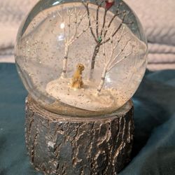 Dog Lab In Woods Snow Globe.