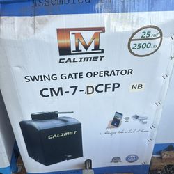 Calimet swing gate operator