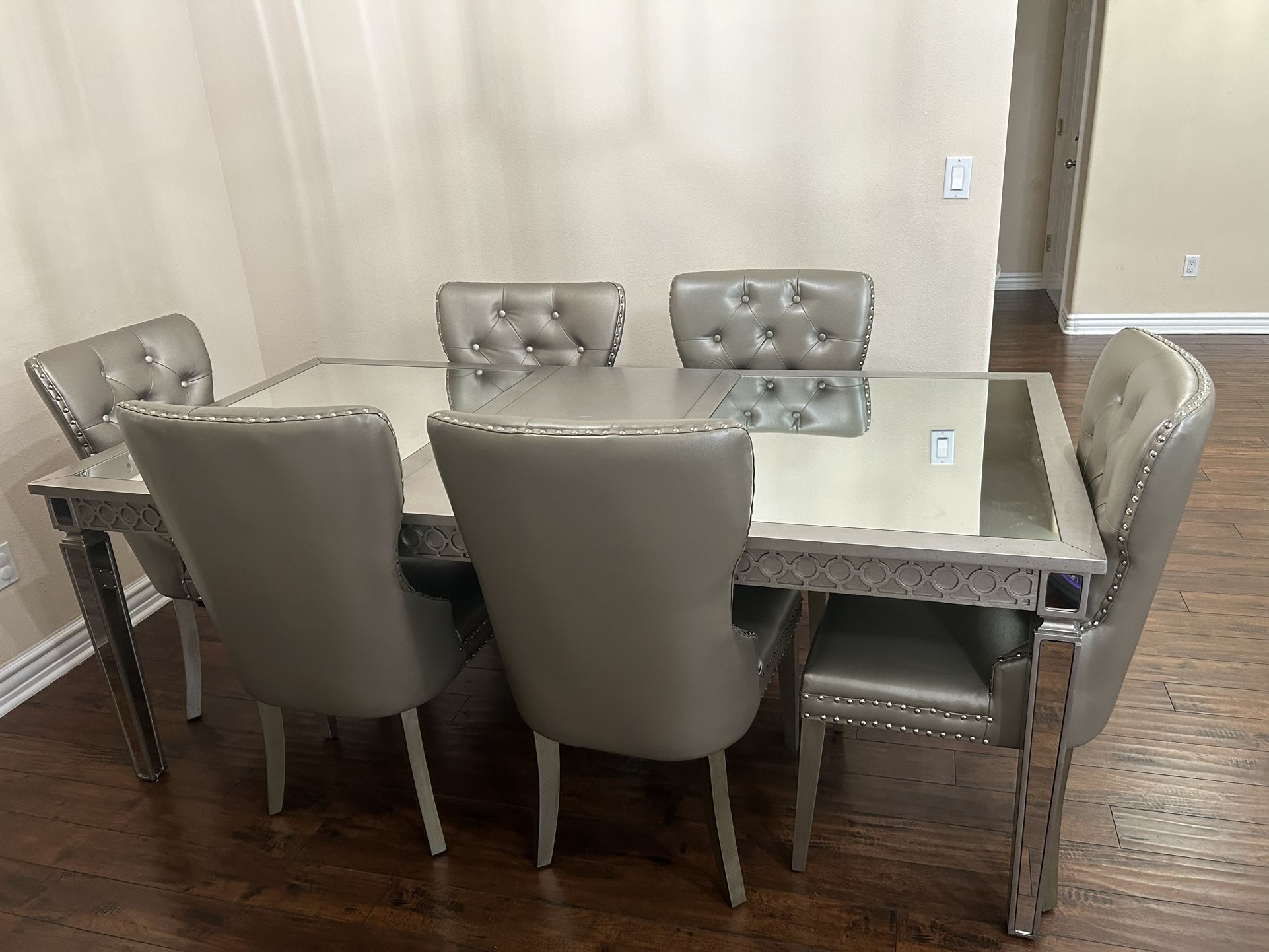 Kacela champagne dining room set sale