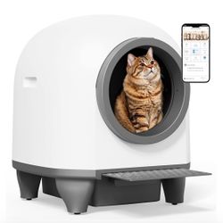 BLACK Automatic Cat Litter Box -Bluetooth 