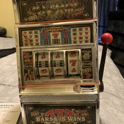 Slot machine 15 1/2“ x 8 1/2 slot machine savings bank New
