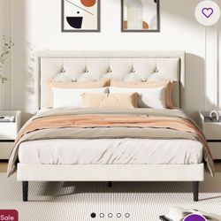 Queen Bed Frame And mattress