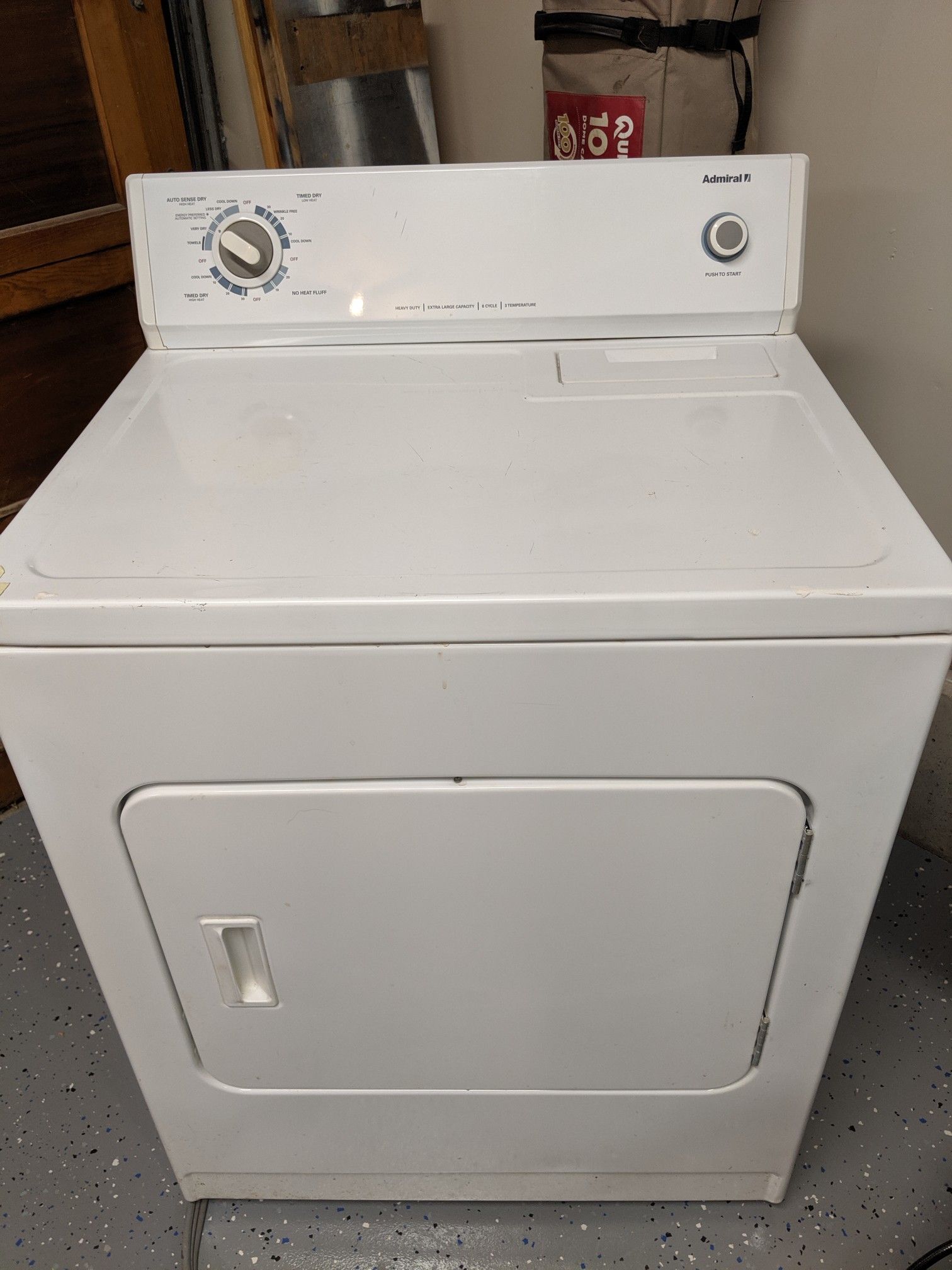 Admiral electric clothes dryer for Sale in West Linn, OR OfferUp