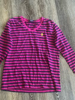 Authentic Ralph Lauren Long Sleeve Striped Shirt - Size S