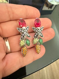 925 sterling silver earrings c e w