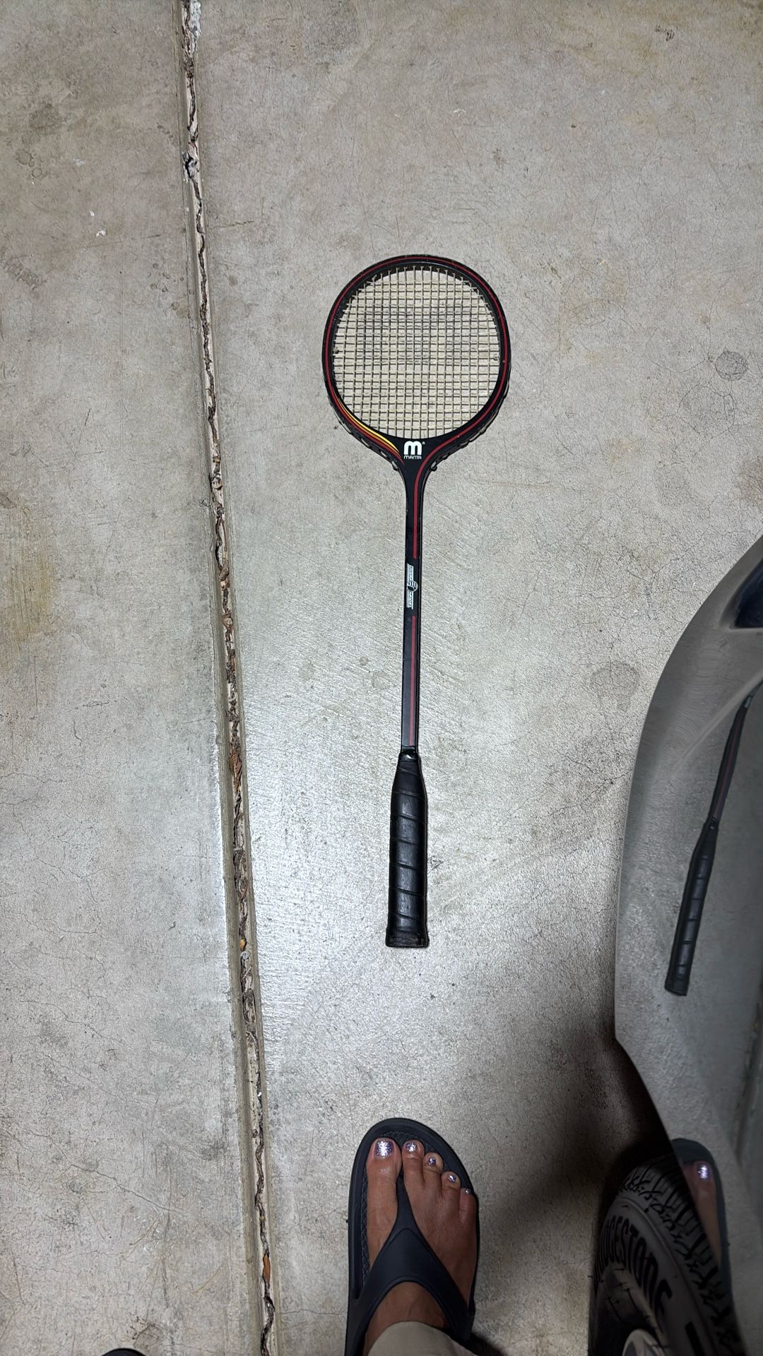 Manta Squash Racket & Bandido Racquetball Racket.