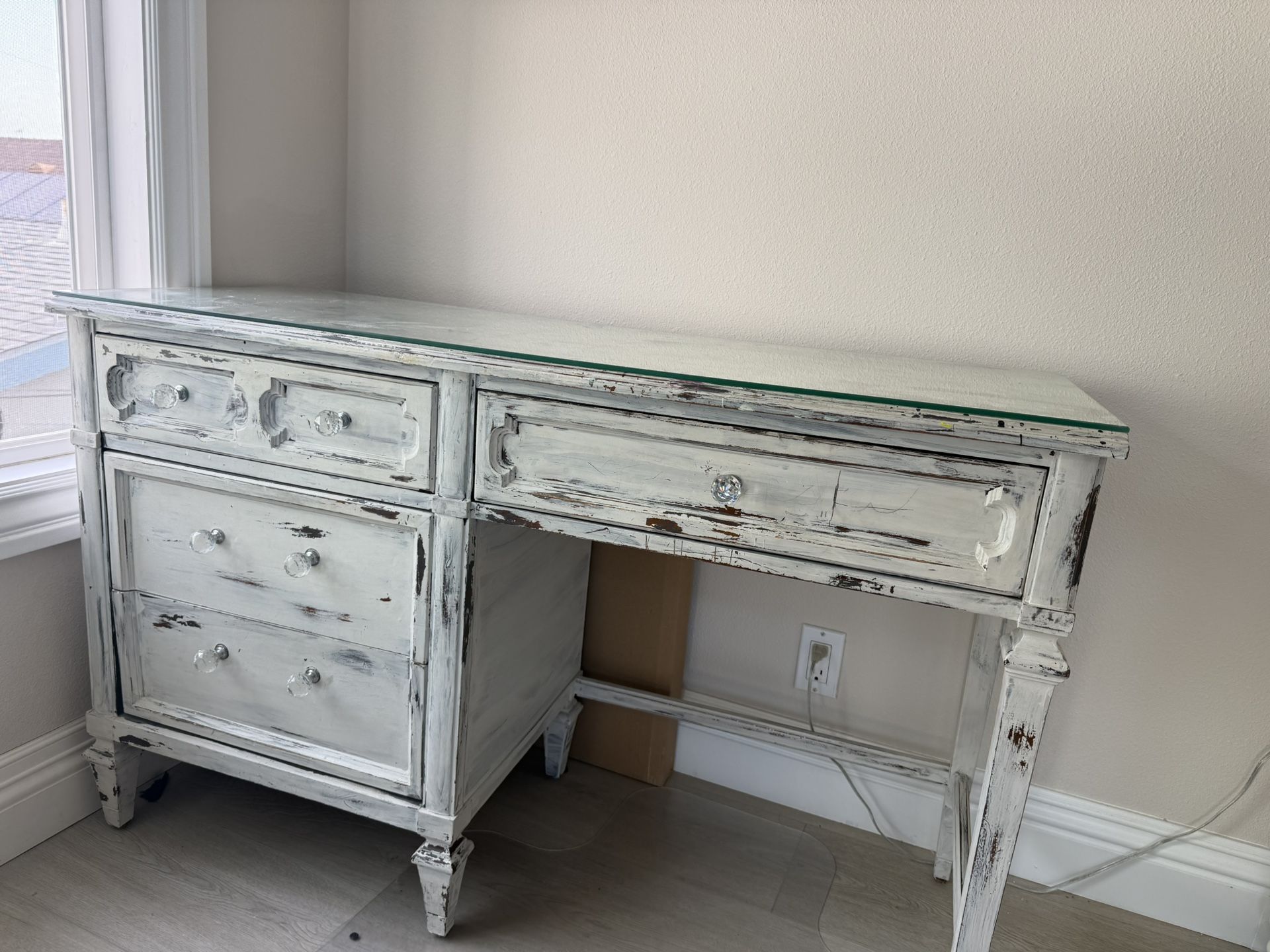 Vintage Antique 1940s Desk 