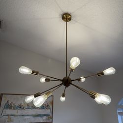 Mid century chandelier