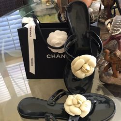 CHANEL JELLY CAMILLA SANDAL MADE ITALY SIZE 8,to 9
