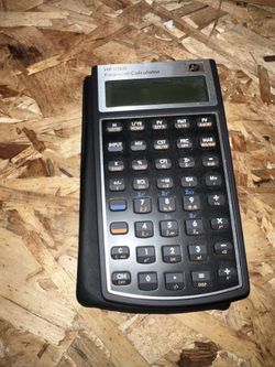 HP 10BII Financial Calculator – Black, Like New + Protective Case Included! 