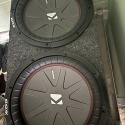 Kicker Comp R12 -12 In Speakers  With Box 