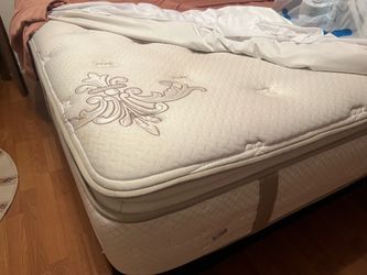 Free Preowned Stern and Foster Queen Mattress with Box Spring