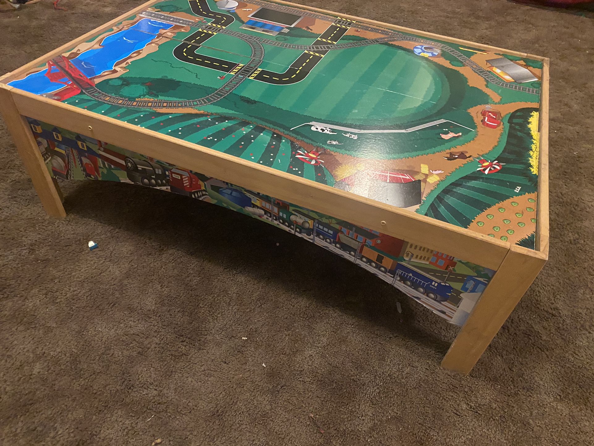 Kids Car / Train Table Good Condition FREE
