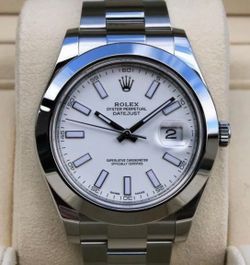 Rolex Datejust II 41 MM Smooth / White / Oyster