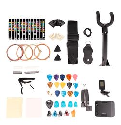 88PCS Acoustic Guitar Accessories Kit,All-in-One Starter Set