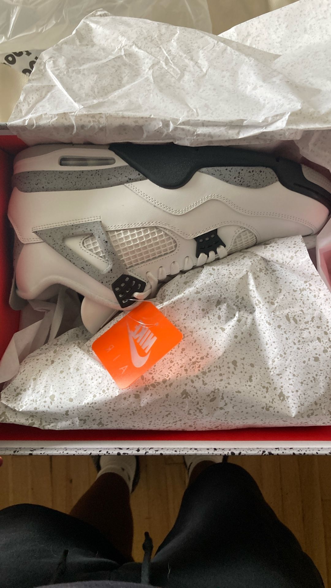 Jordan 4 White Cement