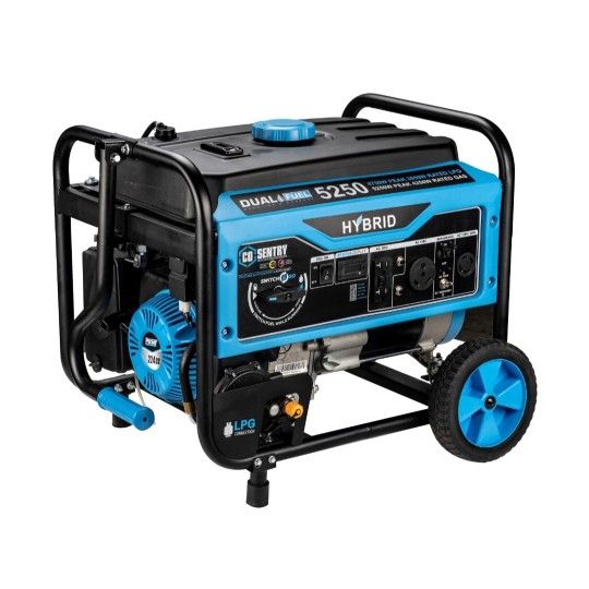 PULSAR 5250-Watt Dual Fuel Portable Generator with CO Sentry