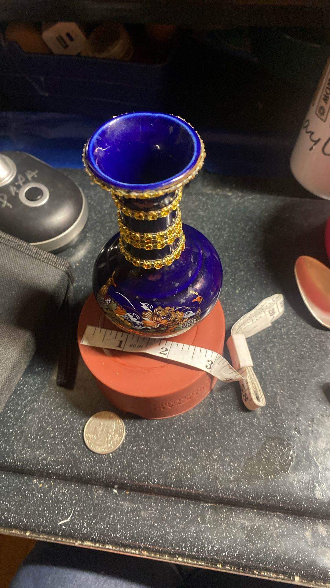 Blue Vase 41/2” x 3.