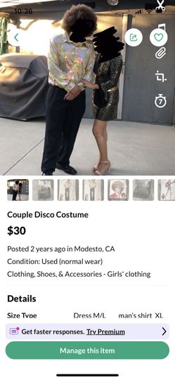 Couples Disco Costume