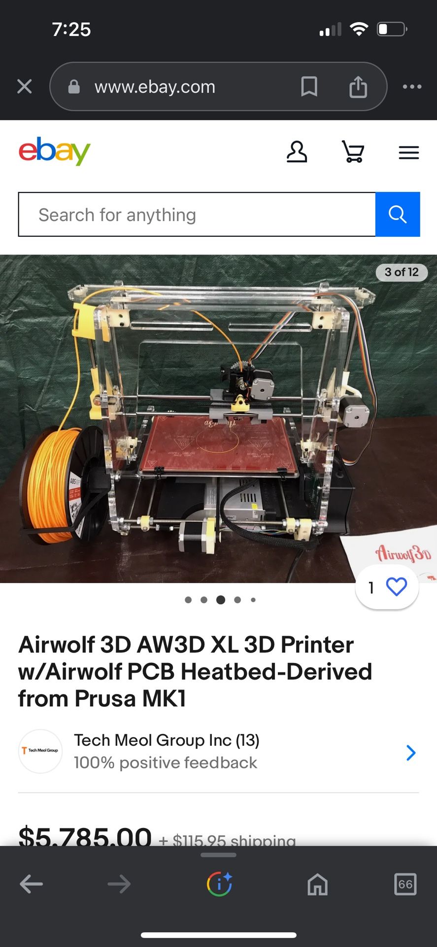 3D AW3D XL 3D Printer