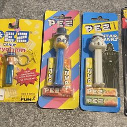 Lot of 4 Pez Dispensers , Uncle Sam, Marilyn Monroe,  Characters as Pictured