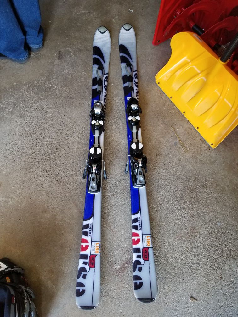 Geduld tussen ik ben verdwaald Salomon Verse 7 L150 monocoque snow skis for Sale in West Haven, CT -  OfferUp