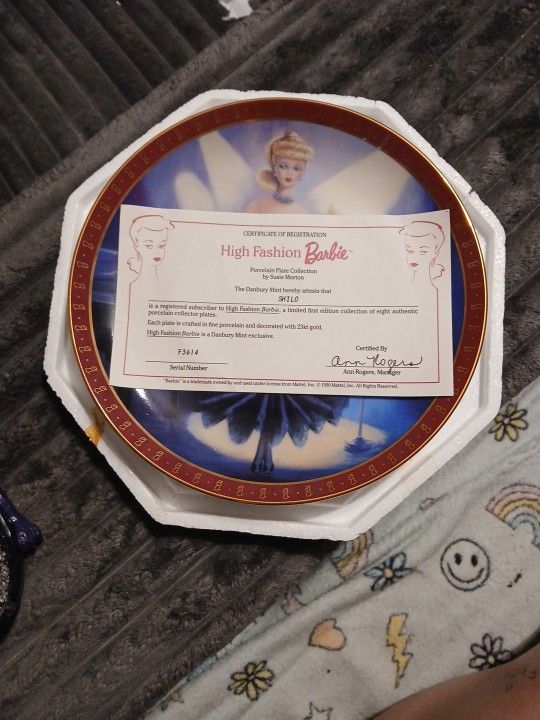 Barbie Collection Plate,All Products : American Fashion Style Bags On Sale