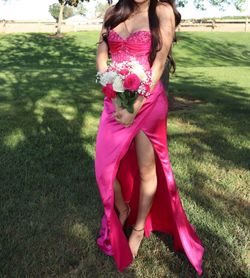 Hot Pink Prom Dress