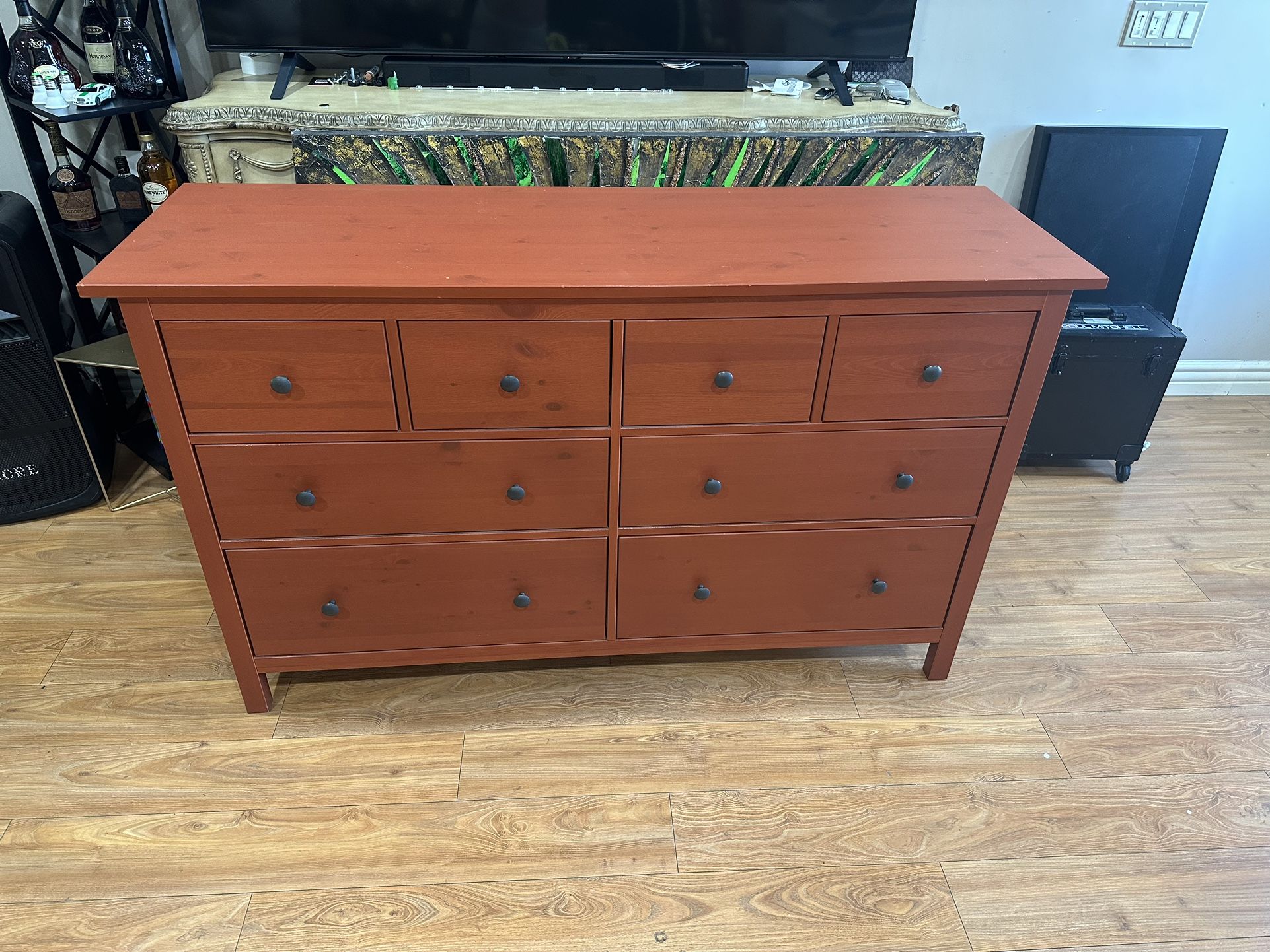 ikea hemnes red brown dresser IKEA