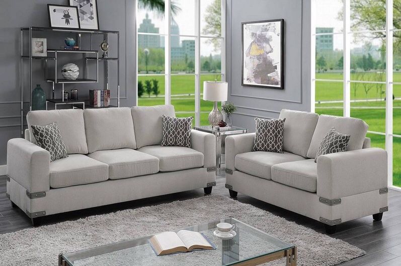 2-PCS Sofa and Love Seat In Offer 🔥🔥🔥
